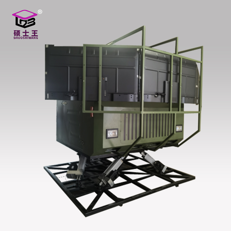 硕士王SHUOSHIWANG 汽车驾驶模拟器东风天锦实车驾驶舱三屏训练模拟器特种车驾驶模拟训练系统高清大图