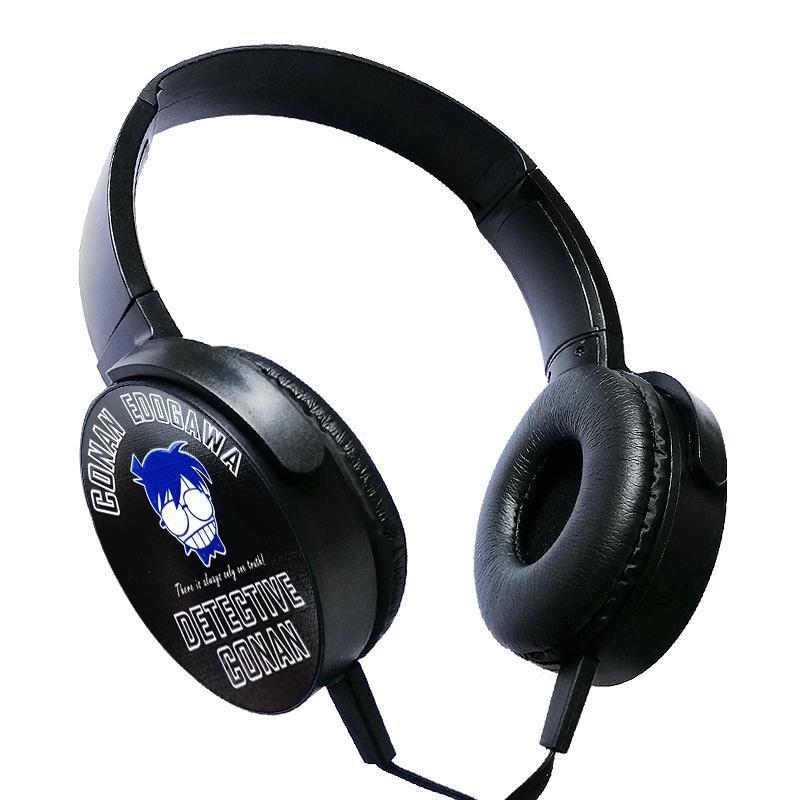 麦可基德动漫周边柯南头戴式大耳机时尚带语音手机电脑通用东京彩图喷
