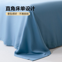 兰精天丝棉纯色床单单件夏季凉感丝滑单人冰丝裸睡被单三件套