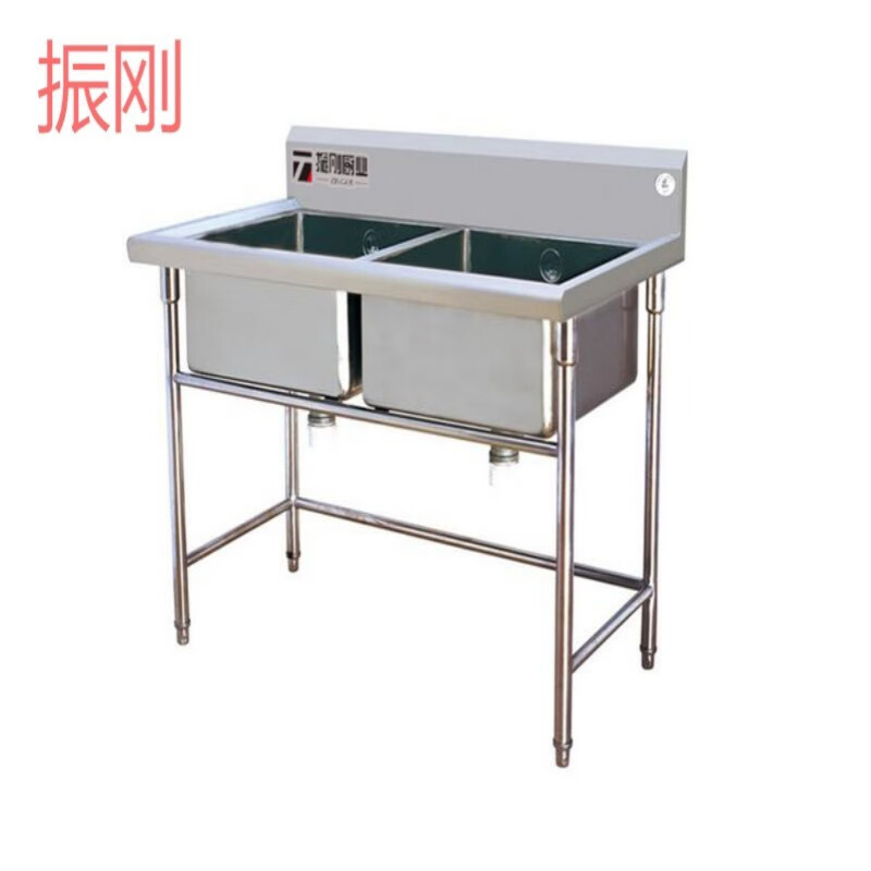 振刚 不锈钢双眼水池 1200*700*800 台高清大图