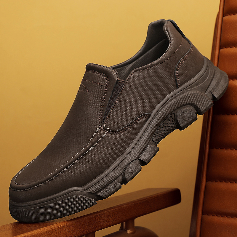 线下专柜同款卡帝乐鳄鱼cartelo新款男士一脚蹬休闲鞋男鞋休闲皮鞋