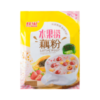 苏宁自营梓巢水果捞藕粉传统滋补冲饮 660g12小袋