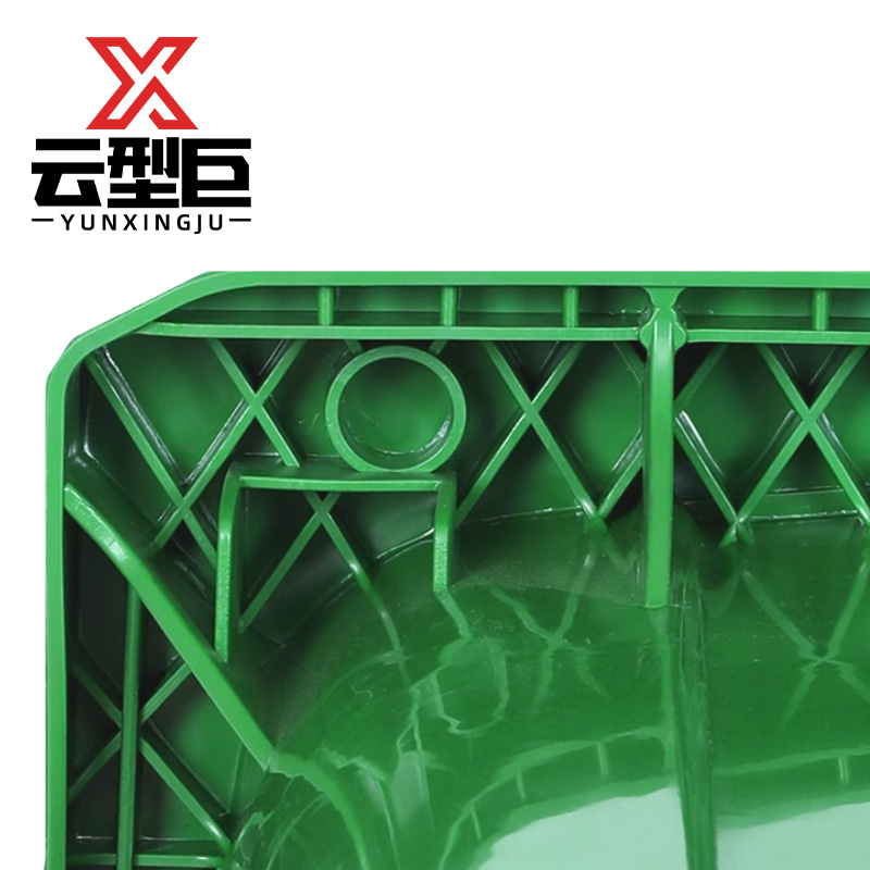 云型巨 脚踏翻盖垃圾桶 120L 个高清大图