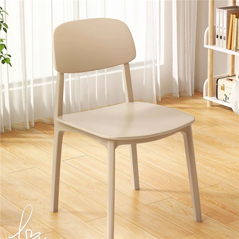 塑料椅子家用古达加厚餐厅餐桌餐椅舒服久坐商用现代简约凳子靠背北欧