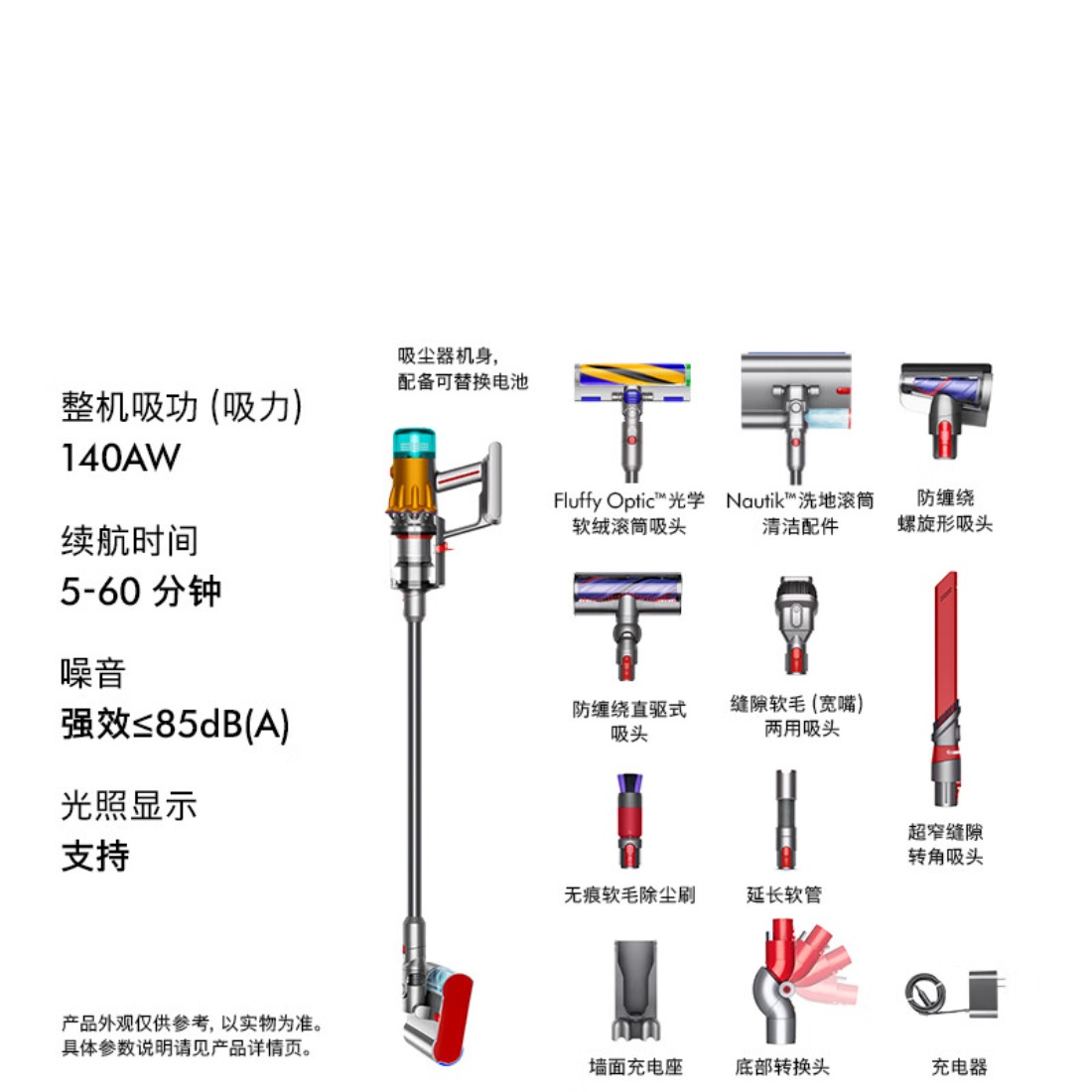 戴森(DYSON)吸尘器V12n Detect Slim Nautik Absolute高清大图