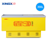 星星(XINGX) 390升 卧式冷柜 冰柜 岛柜 推拉门 冷藏冷冻转换柜 商用展示柜 SD/SC-390BP