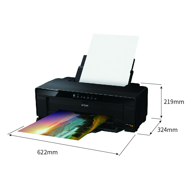 爱普生p408彩色打印机a38色专业照片无线打印机家用光盘打印企业办公