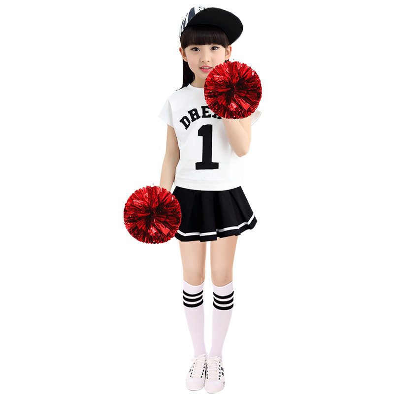 六一儿童拉拉队表演服啦啦队服装女学生演出舞蹈幼儿园运动会套装
