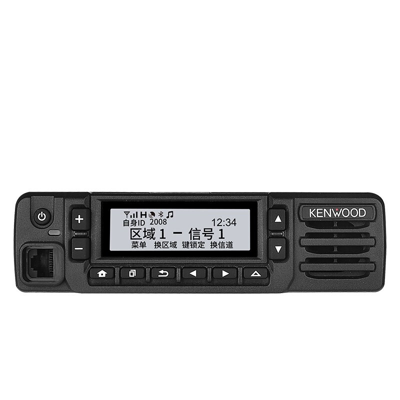 建伍(KENWOOD )NX3820C 数字车载台 车载对讲机 电台基地台 DMR/NXDN多数字制式 带夹边天线馈线