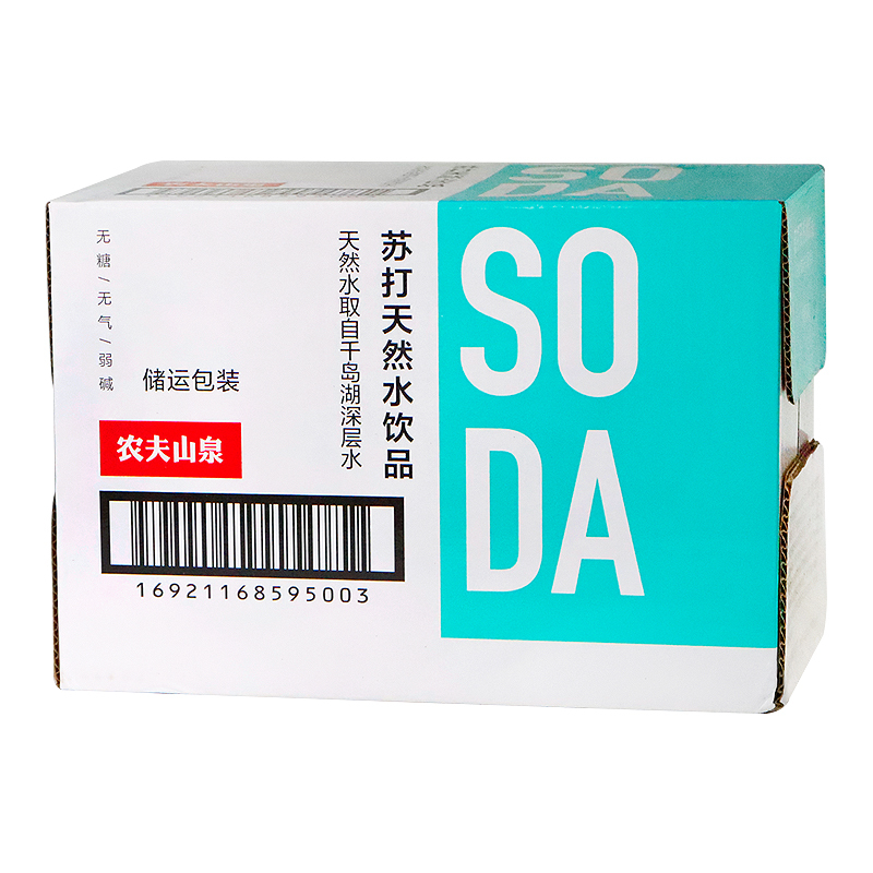 农夫山泉柠檬味苏打水410ml*15瓶