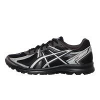 亚瑟士(ASICS)专业缓震跑步鞋男女同款黑银配色运动鞋户外休闲慢