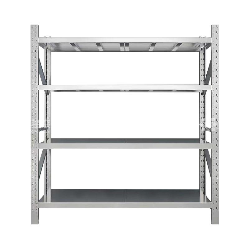 鑫星奈 不锈钢货架201材质四层仓储货架 200*60*200cm/300kg主架