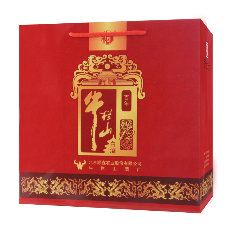 北京牛栏山百年红系列浓香型白酒整箱装婚宴喜宴白酒牛栏山红1239度