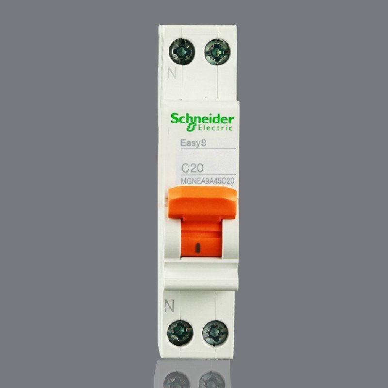 施耐德电气(Schneider Electric)家用空开E9系列 1P+N 双进双出 DPN20A