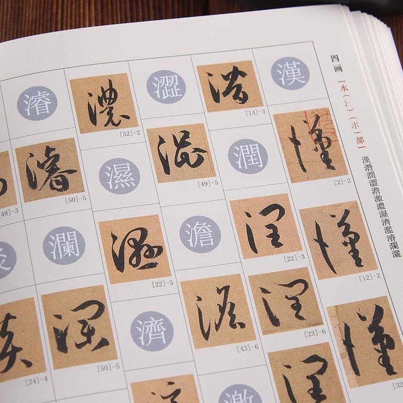 醉染正版]书谱字汇孙过庭书谱书法字典草书三千余字学习和欣赏书法艺术
