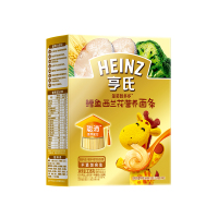 亨氏(Heinz)金装智多多鳕鱼西兰花营养面条336g适用辅食添加初期以上至36个月 婴儿面条(9月到期介意者勿拍)