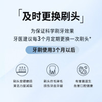 飞利浦(PHILIPS)电动牙刷头 柔和亮白型适配HX2431HX2461HX2471护龈刷头HX2031/02-3支装