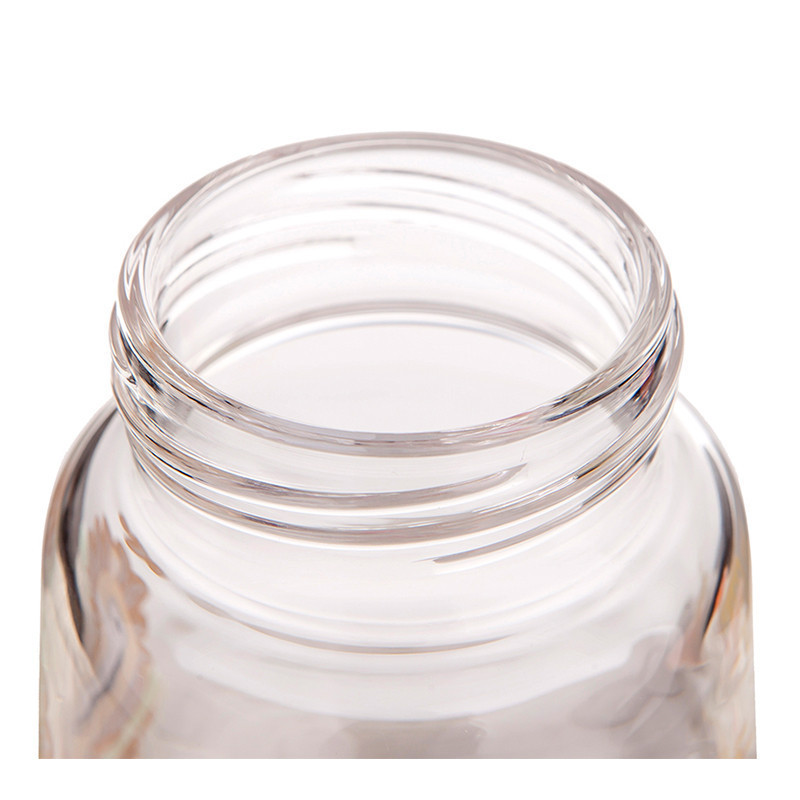 小白熊 (Snow Bear)宽口径玻璃奶瓶 仿母乳实感耐热奶瓶 160ml 魔法黑 09598