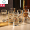酒杯玻璃白酒杯一口杯子弹杯烈酒杯分酒器家用酒具套装 封后 库林烈酒杯27x12加分酒器