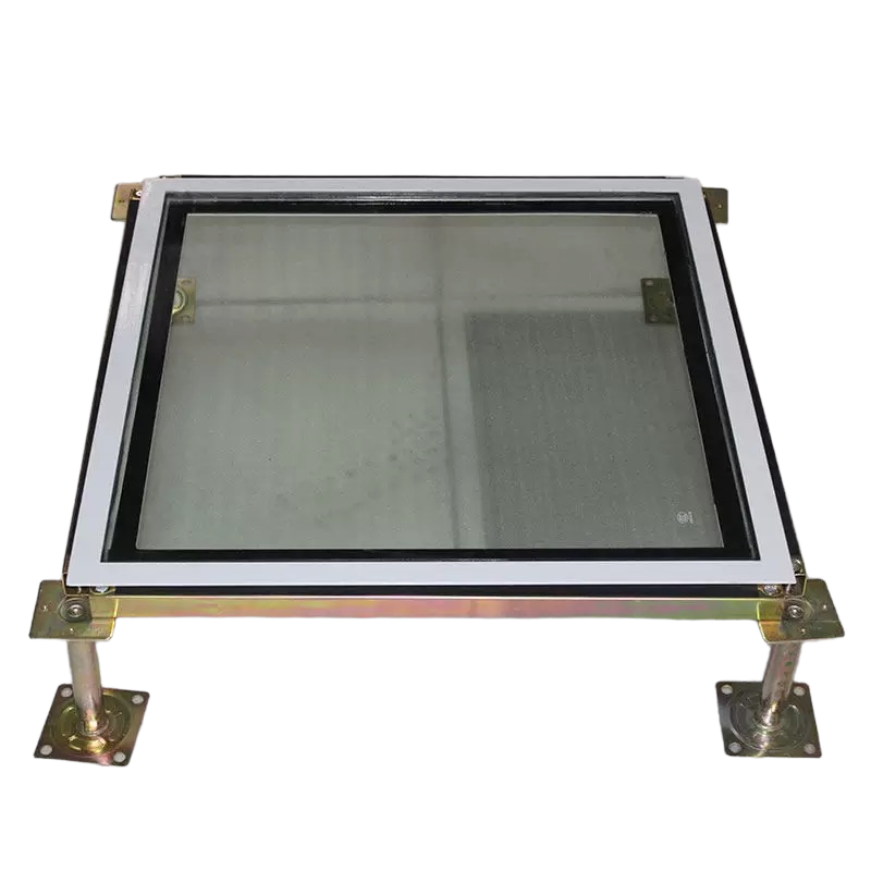 诚智旺 钢化玻璃防静电地板 12mm/块高清大图