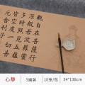 中楷毛笔字帖心经手抄佛经抄经本抄写本经书经文描红临摹书法描红练字作品纸