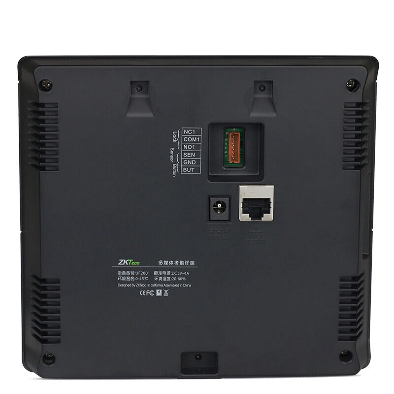 ZKTeco/熵基科技UF200考勤机指纹人脸混合识别打卡机U盘下载自动报表高清大图