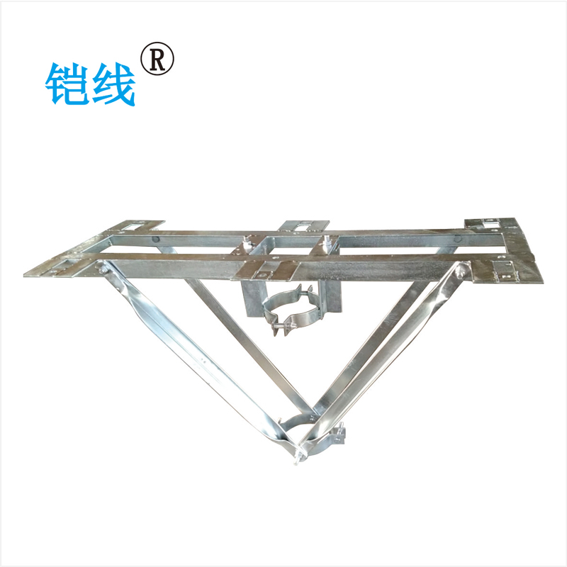 铠线 电料辅件 电力金具 隔离开关托架横担∠63mm*6mm*1500 D190/套高清大图