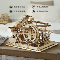 若态若客轨道球滚珠diy手工拼装木制机械模型立体拼插拼图玩具创意儿童生日礼物成人男 LG501枢纽