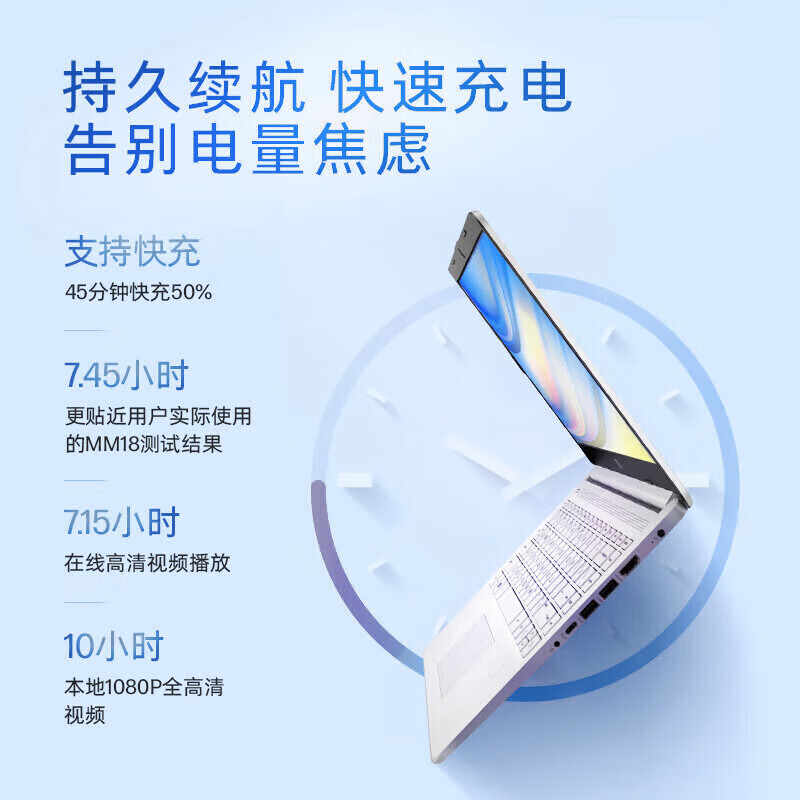 惠普(HP)星Book15 15.6英寸商务办公学生网课轻薄本笔记本电脑(i7-1260P 32G 512GB固态 A面金属 银色)升级版高清大图