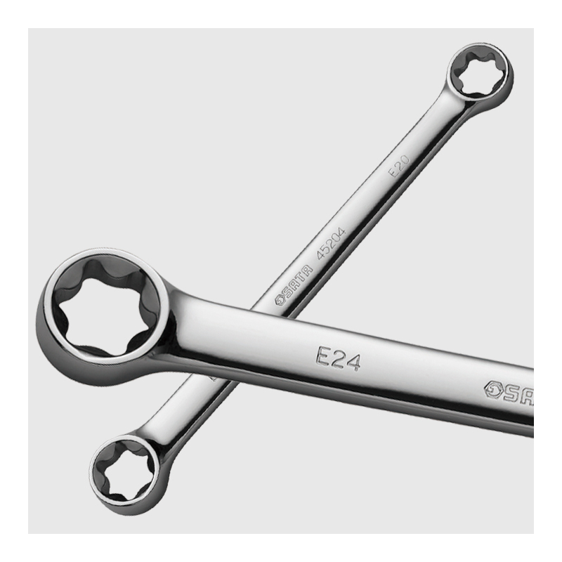 世达(SATA) 全抛光花形扳手 E10*E12 45202 (单位:把)