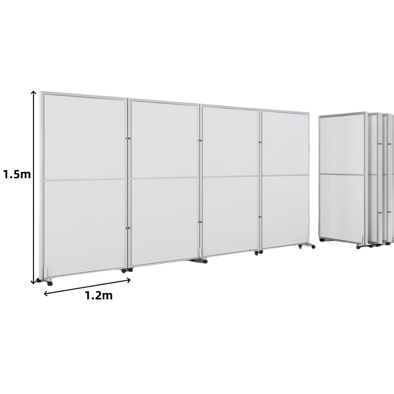 悦兴诚 折叠屏风 移动屏风1.2米*1.5米