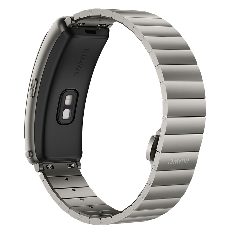 华为huawei智能手环b6尊享版钛银灰蓝牙通话心率血氧监测弧面柔性彩屏