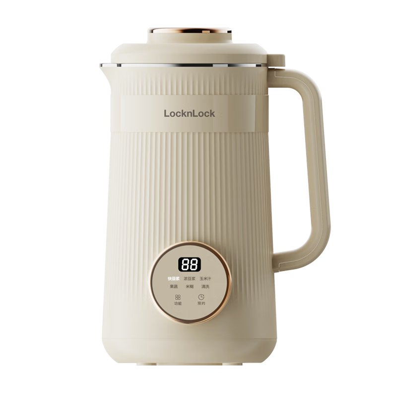 乐扣乐扣(LOCK&LOCK)家用迷你破壁豆浆机1000ml EJS3215IVY