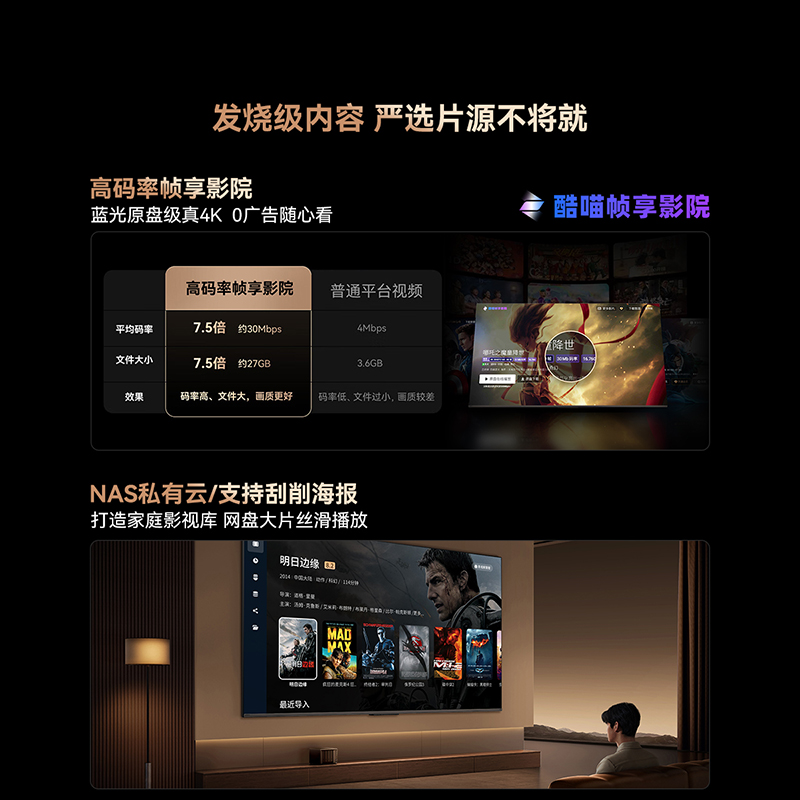 创维电视A6F Pro+ 65英寸智能平板电视机2016分区QD-Mini LED 液晶游戏 65吋国家补贴 A6F高清大图