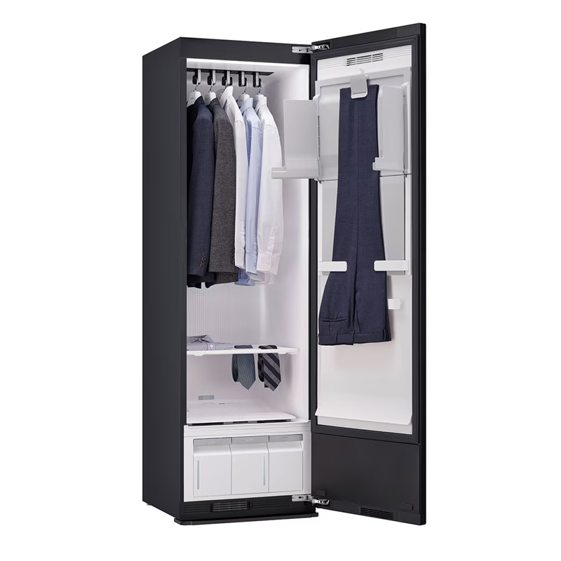 LG SC5MSR40 5+1精粹白玻璃面板 蒸汽烘干裤线管理 去皱 全屋除湿 智能远程控制 原装进口衣物护理机高清大图