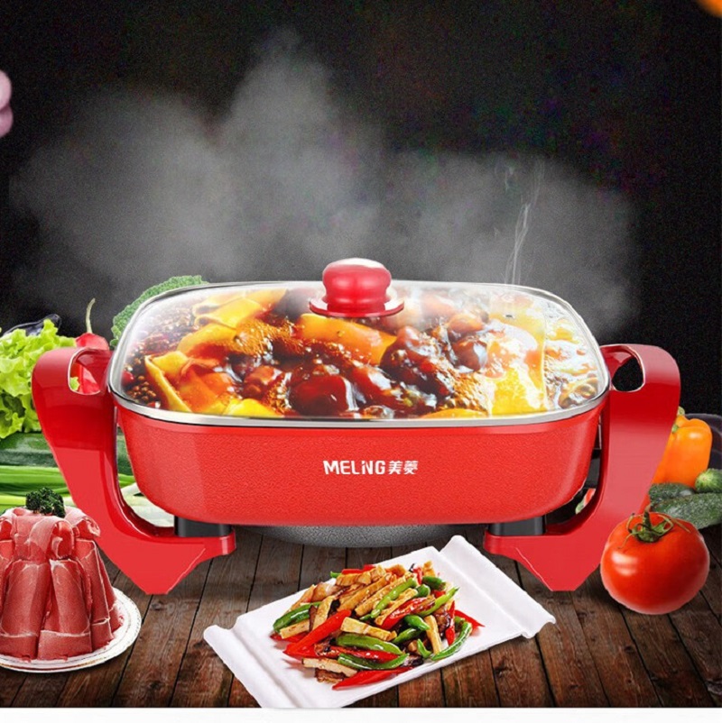 美菱(MELING) 家用电火锅红色MT-HZ12J3高清大图