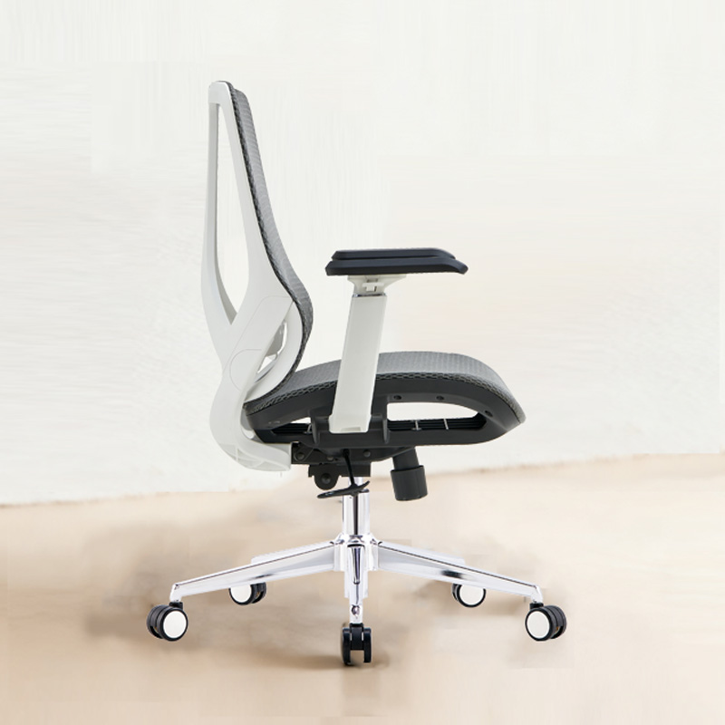 臻远 ZY-8952 办公椅人体工学椅转椅 3D扶手 白框 单位:把高清大图