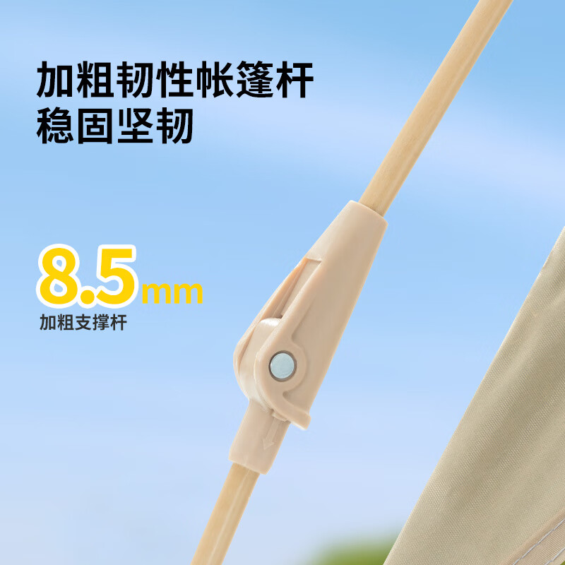 何大屋(Hodtown)传奇小镇六角黑胶帐篷 HDW1516高清大图