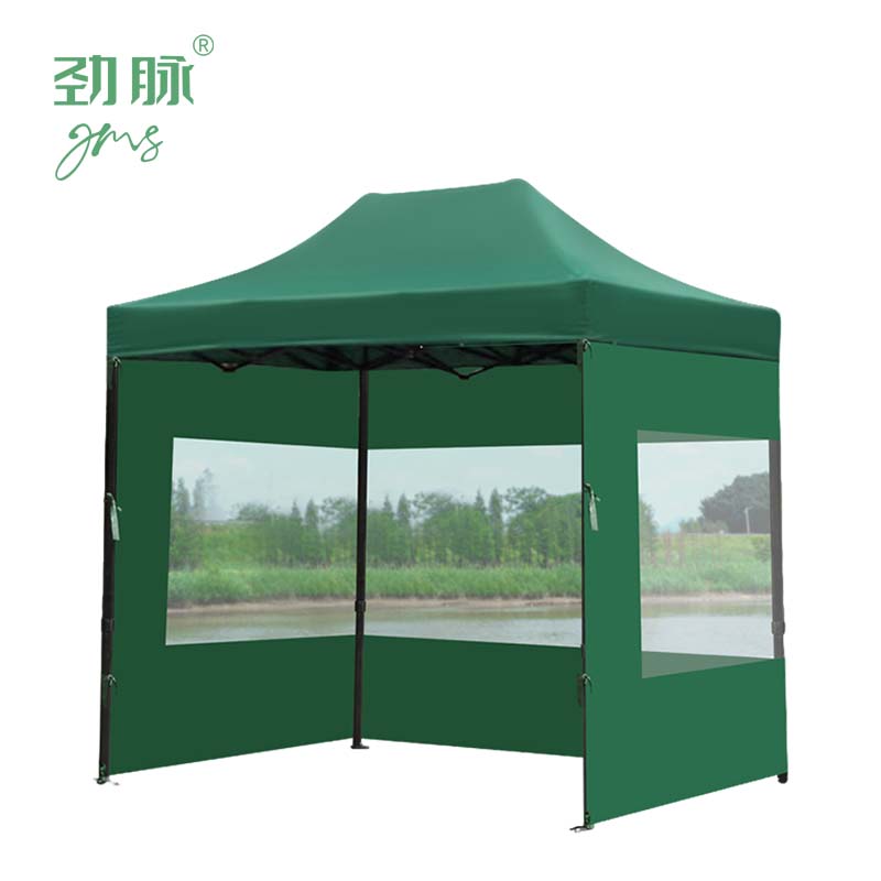 劲脉 户外防雨帐篷 六棱墨绿-2*3*2.1M 顶高清大图