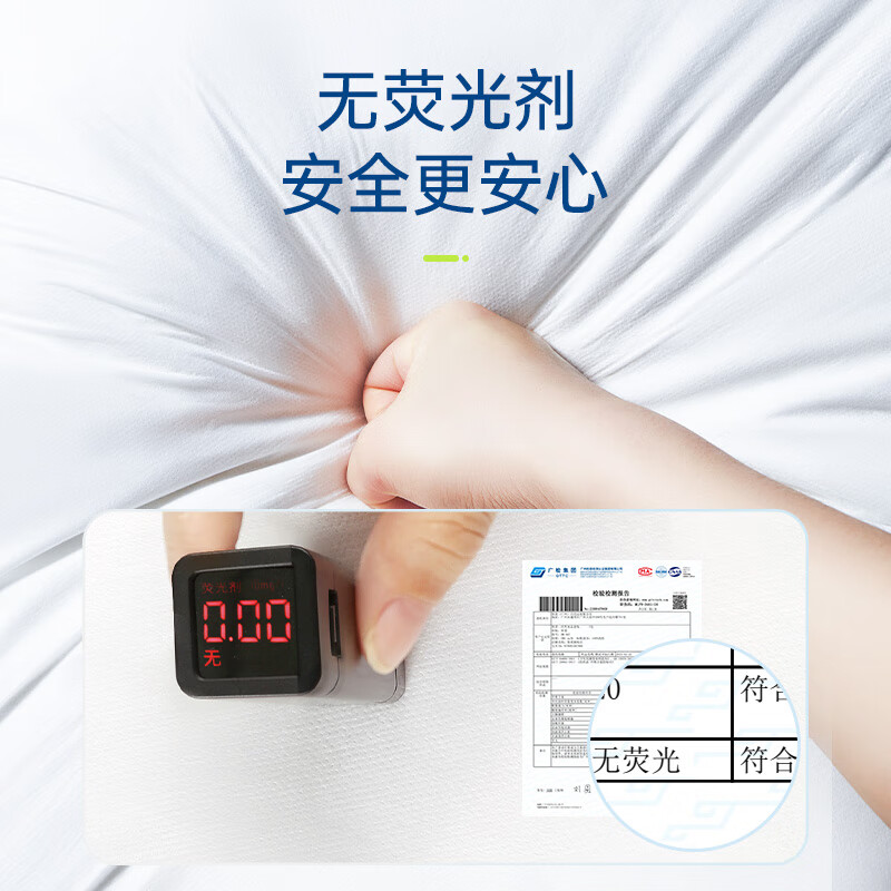 简柔(JianRou)一次性四件套 床单床罩枕套出差旅游旅行酒店免洗床上用品 [单人款]1包HM-067-B*1高清大图