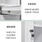 锦北 更衣柜400mm宽铁皮柜储物柜钢制单人窄收纳柜鞋柜员工柜 三门