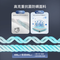 喜临门床垫 修普诺斯 进口乳胶高档独袋弹簧床垫 3D网格透气面料 21cm