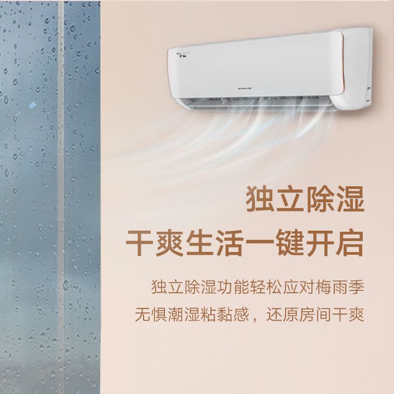 格力空调 宁恬大1匹 新一级变频冷暖挂机空调KFR-26GW/(26566)FNhAa-B1(WIFI)(皓雪白)图片