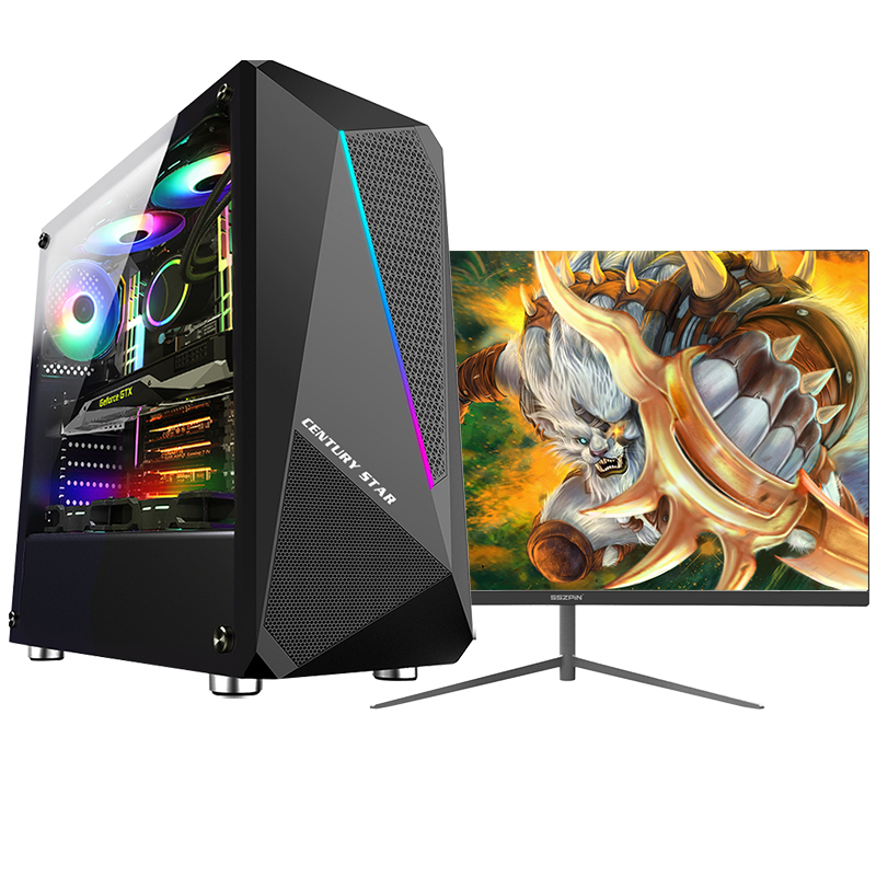 游戏独显/4gb内存/128gb固态 家用办公商用娱乐网课直播游戏电脑台式