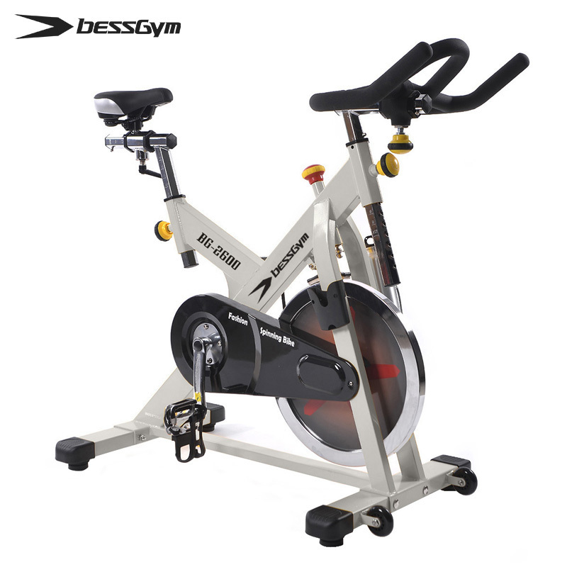 必动(BESSGYM)BG-2600 新款动感单车 家用健身车 黄色 单位:台