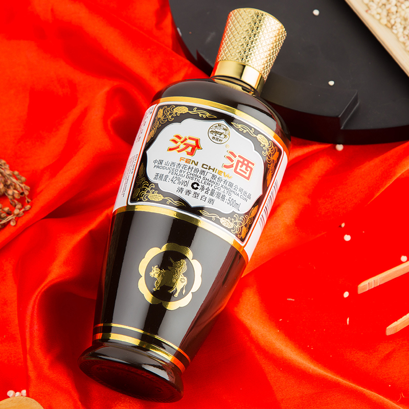 汾酒 42度 棕玻 出口型摩登棕 500ml 单瓶