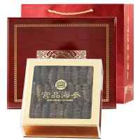 [门店同城可4小时达]宫品M7精选有机淡干海参60-80只500g礼盒装 辽宁大连辽刺参生鲜海鲜水产