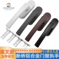 外推窗拉手拨叉款 65*90mm 香槟色＋25mm拔叉