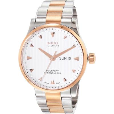 Mido24新款Multifort计时码表 精致商务男士自动腕表42mm 100m防水