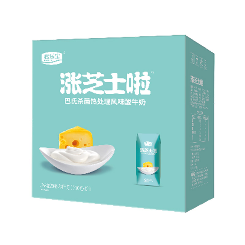 君乐宝酸奶精选芝士富含丰富乳蛋白香甜美味200g*12盒